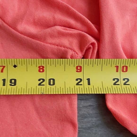 Acx Active Peach Long Sleeved Shirt With Cinch Cord & Thumb Holes - Size Small - Picture 3 of 5